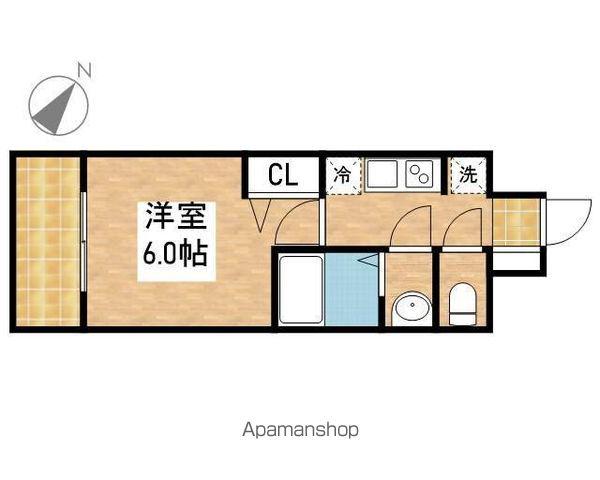 アステリ鶴舞エーナ(1K/12階)の間取り写真
