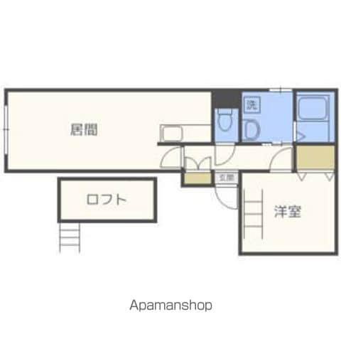 ディマーネ(1LDK/1階)の間取り写真