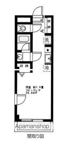 ヨコハマKYTビルディング(ワンルーム/4階)の間取り写真