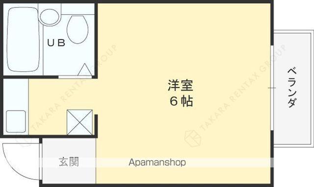 ダイドーメゾン西宮北口Ⅰ(ワンルーム/3階)の間取り写真