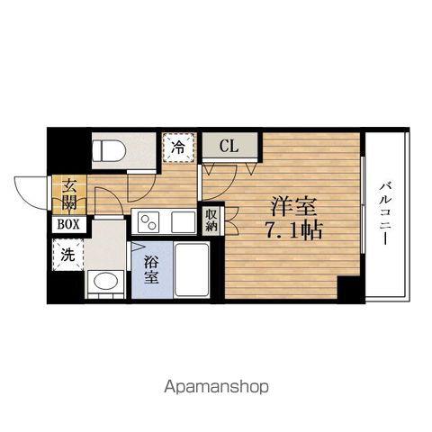 エルマールIMAZATO (1K/7階)の間取り写真
