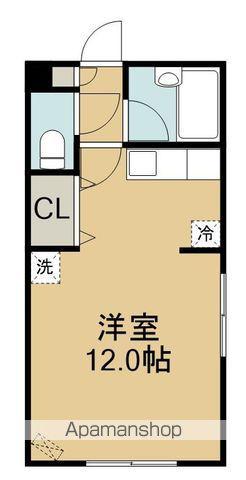 クレステージ宮前(1K/1階)の間取り写真