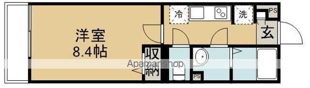 リブリ・プレジャー(1K/2階)の間取り写真