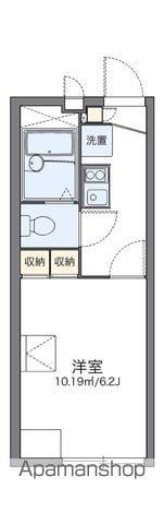 レオパレスハイツ旭が丘A(1K/1階)の間取り写真