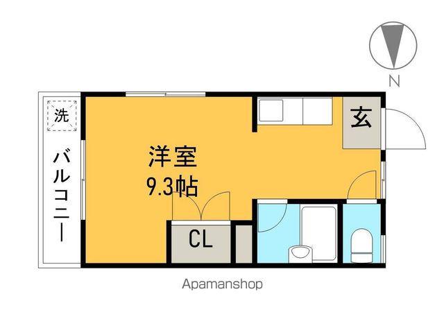 シルフィールハイツ(ワンルーム/3階)の間取り写真