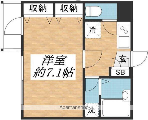 アプレシティ国分寺(1K/3階)の間取り写真