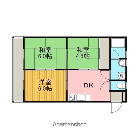 コスモハイツ(3DK/3階)の間取り写真