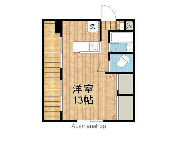 ヴェレッザ清水(ワンルーム/3階)の間取り写真