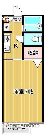 プリメーラ(1K/2階)の間取り写真