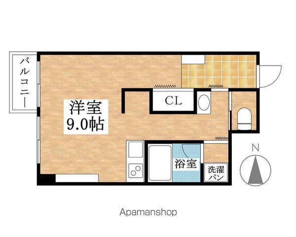 エスタシオン犬山(ワンルーム/8階)の間取り写真