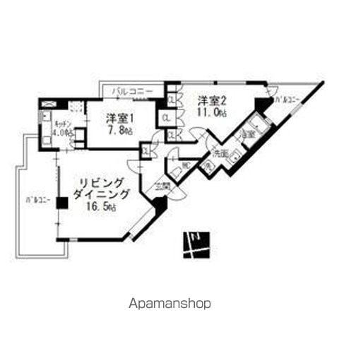 NS21やごと(2LDK/3階)の間取り写真