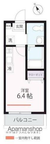 ハーミットクラブハウスジラユ(ワンルーム/3階)の間取り写真