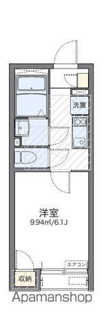 レオネクスト戸部(1K/2階)の間取り写真