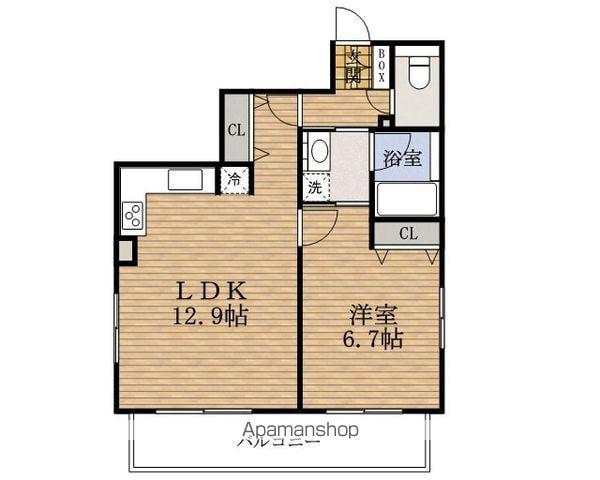 プレサンス心斎橋イースト(1LDK/10階)の間取り写真