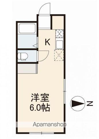 アバンダン栗林(1K/3階)の間取り写真