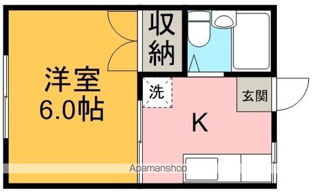 エステートピアジュン(1K/1階)の間取り写真