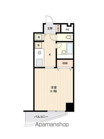 コスモリード幡ヶ谷(ワンルーム/7階)の間取り写真