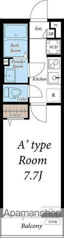 リブリ・ACE(1K/1階)の間取り写真