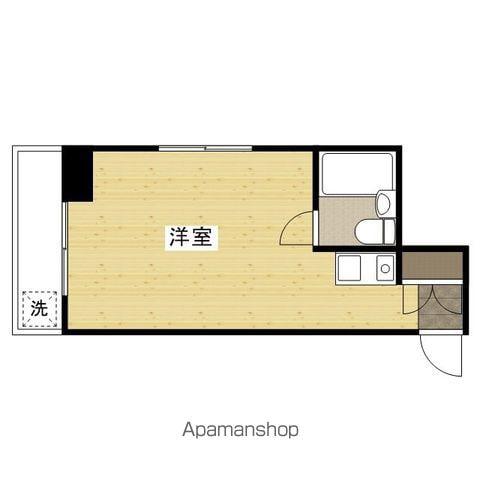 ジューヌボワ(ワンルーム/4階)の間取り写真
