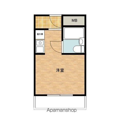 おおやマンションⅡ(1K/4階)の間取り写真