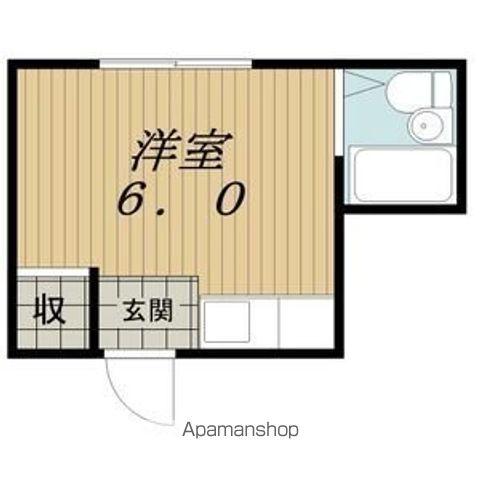 コーポラス長良(ワンルーム/1階)の間取り写真