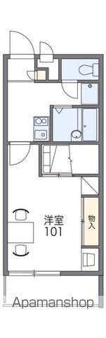 レオパレスクレール勝賀(1K/2階)の間取り写真