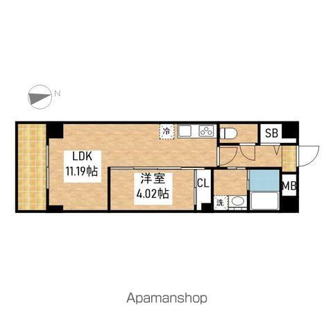 GRAN DUKE東桜(1LDK/5階)の間取り写真