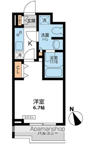 パシフィックコート目黒南 1階階 間取り