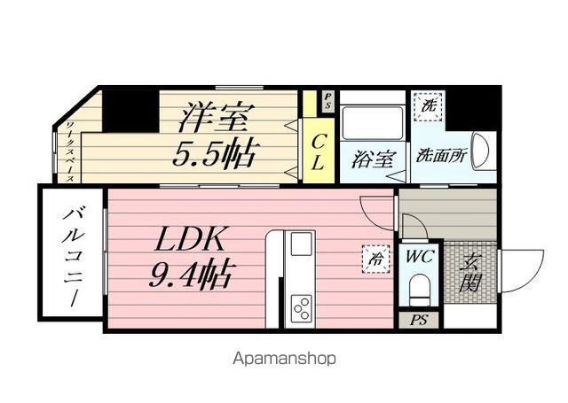 IL PRIMO KISOYA(1LDK/8階)の間取り写真