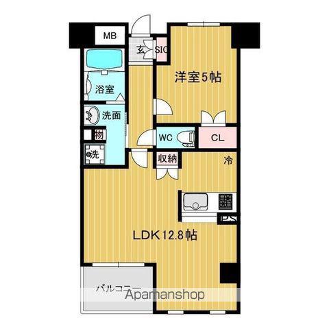 リアライズ呉服町(1LDK/2階)の間取り写真
