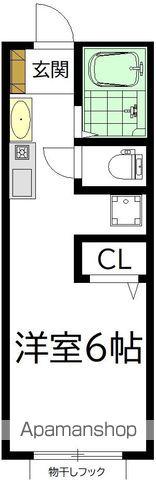 ネクサス南烏山(1K/1階)の間取り写真