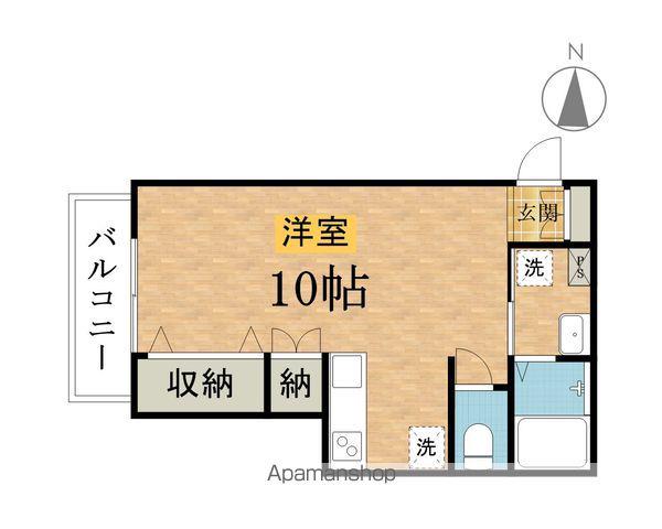 グランコート高尾町(ワンルーム/1階)の間取り写真