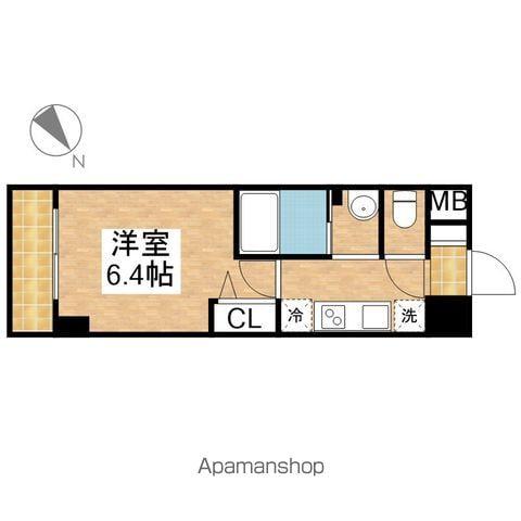ラグゼナ上前津(1K/6階)の間取り写真
