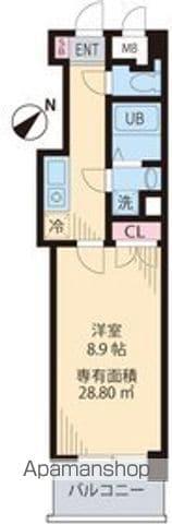 シモンズ中野(1K/3階)の間取り写真