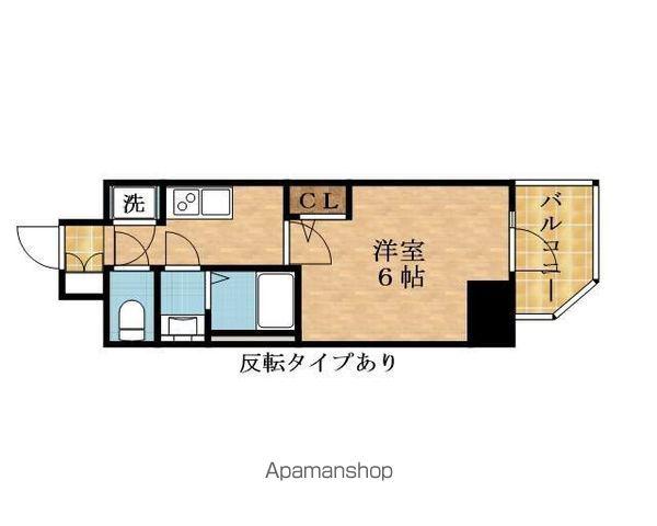 S-RESIDENCE都島LUX(1K/8階)の間取り写真