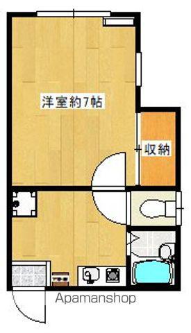 エクレール(1K/2階)の間取り写真