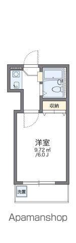 レオパレス瓢箪山第5(1K/2階)の間取り写真