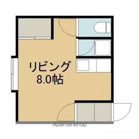 シャイン8(ワンルーム/2階)の間取り写真