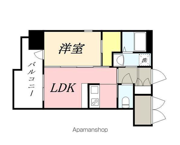 ALFACIO MILANI(1DK/3階)の間取り写真