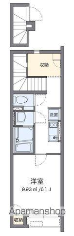 クレイノWAKANAⅡ(1K/2階)の間取り写真