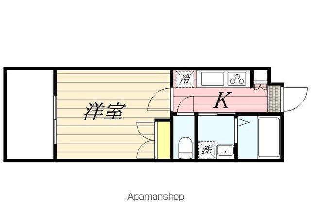 ORIENTBLD NO.111 TRADING TOWOR(1K/7階)の間取り写真