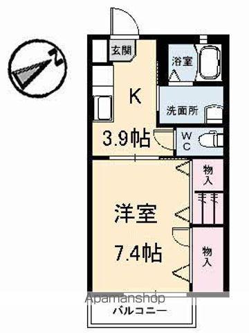 セフィラJT(1K/2階)の間取り写真