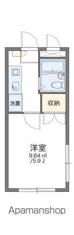 レオパレス新宿(1K/2階)の間取り写真