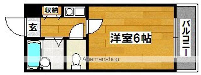 T-SYA白鷺コート(1K/4階)の間取り写真