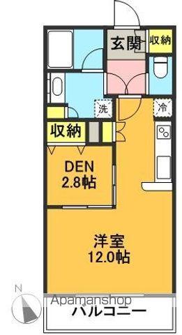 ゼファー明大前クローチェ 2階階 間取り