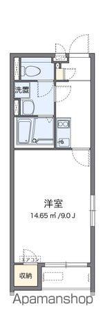 クレイノ半田東D(1K/1階)の間取り写真