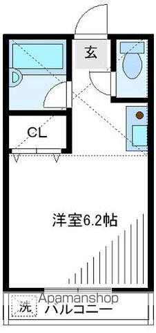 パインレーブ(1K/2階)の間取り写真