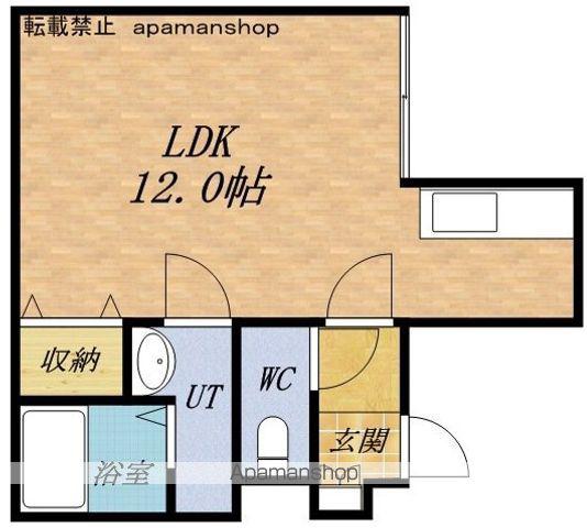 SWEETBAY小樽(1K/3階)の間取り写真