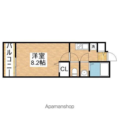 RESENCE CHIKUSA(1K/3階)の間取り写真