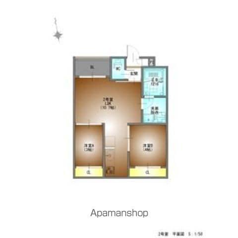 REGALEST庄内緑地公園(2LDK/1階)の間取り写真
